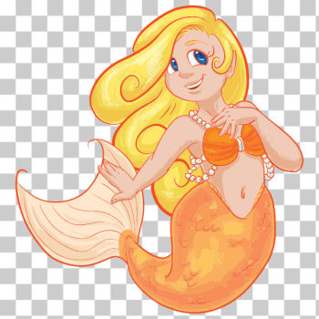 SVG Blonde Mermaid SVG Blonde Mermaid