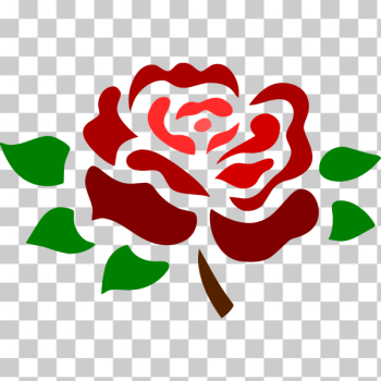 SVG Blossomed deep red rose SVG Blossomed deep red rose