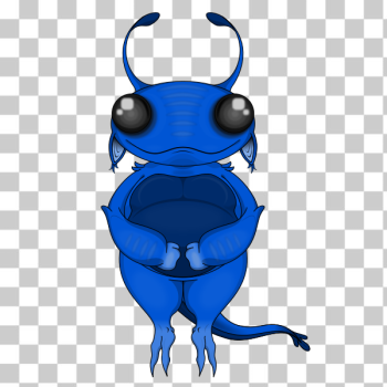 SVG Blue alien SVG Blue alien