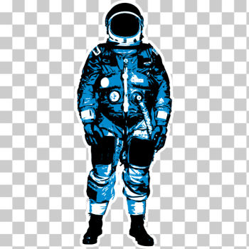 SVG Blue astronaut SVG Blue astronaut