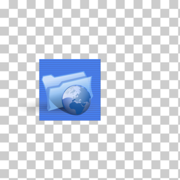 SVG Blue background internet folder computer icon vector drawing