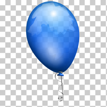SVG Blue balloon vector image SVG Blue balloon vector image