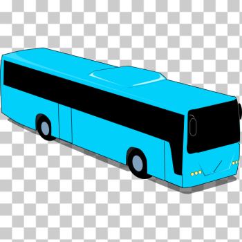 SVG Blue bus image SVG Blue bus image