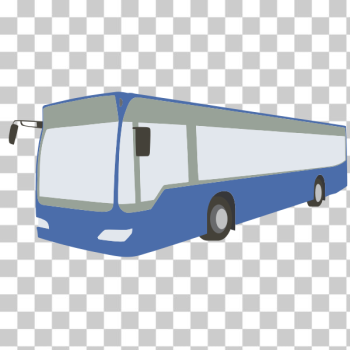 SVG Blue bus vector art SVG Blue bus vector art