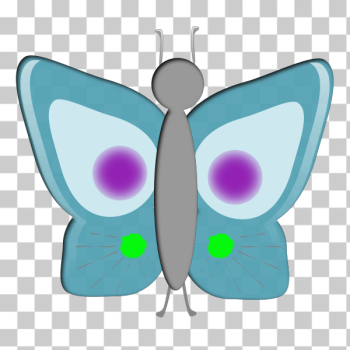 SVG Blue butterfly image SVG Blue butterfly image