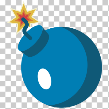SVG Blue cartoon bomb SVG Blue cartoon bomb