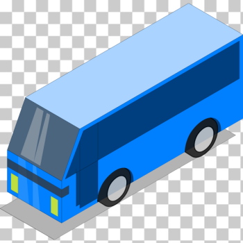 SVG Blue city bus SVG Blue city bus