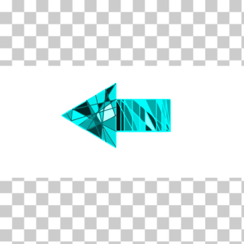 SVG Blue decorative arrow