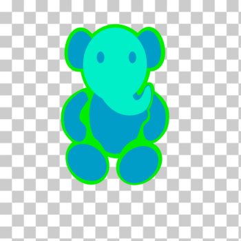 SVG Blue elephant SVG Blue elephant