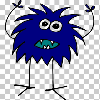 SVG Blue monster image SVG Blue monster image