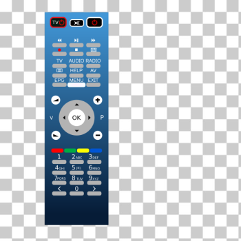 SVG Blue remote SVG Blue remote