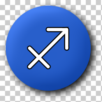 SVG Blue Sagittarius symbol SVG Blue Sagittarius symbol