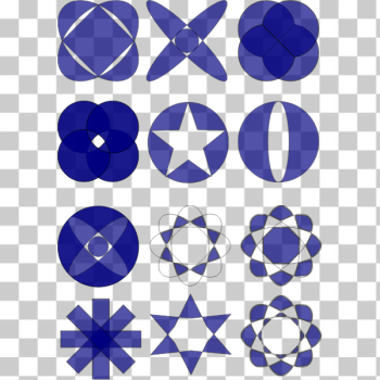 SVG Blue shapes SVG Blue shapes