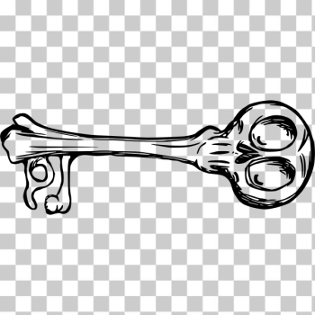 SVG Bone key SVG Bone key