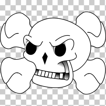 SVG Bones behind skull vector illustration SVG Bones behind skull vector illustration