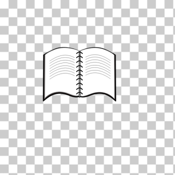 SVG Book with a metal binder SVG Book with a metal binder