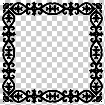 SVG Botanic frame silhouette SVG Botanic frame silhouette