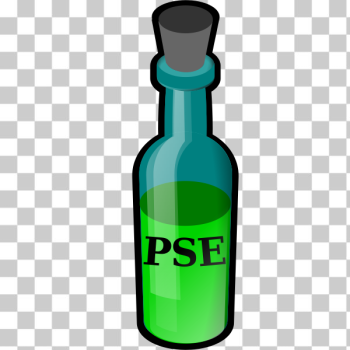 SVG Bottle with green liquid SVG Bottle with green liquid