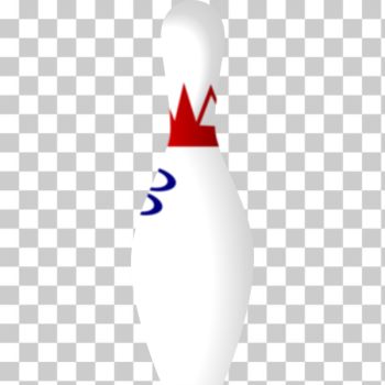 SVG Bowling pin vector art
