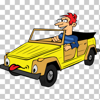 SVG Boy Driving Car Cartoon SVG Boy Driving Car Cartoon