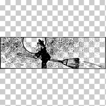 SVG Boy on a broom SVG Boy on a broom