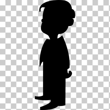 SVG Boy vector silhouette SVG Boy vector silhouette