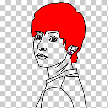 SVG Boy with red hair SVG Boy with red hair