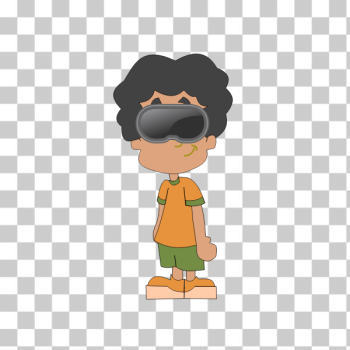 SVG Boy With Vr Goggles SVG Boy With Vr Goggles