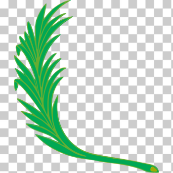 SVG Branch in green color SVG Branch in green color