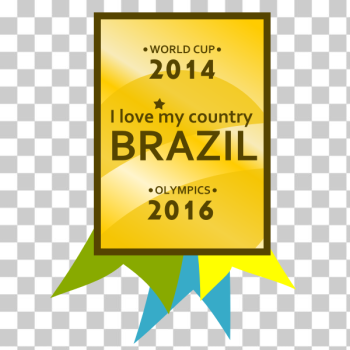 SVG Brazil 2014-2016 Medal SVG Brazil 2014-2016 Medal