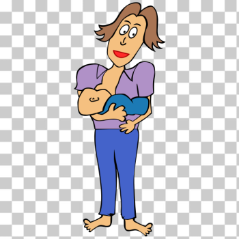 SVG Breast Feeding Mother Cartoon Image SVG Breast Feeding Mother Cartoon Image