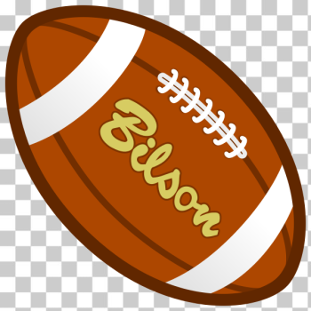 SVG Brown rugby ball vector graphics