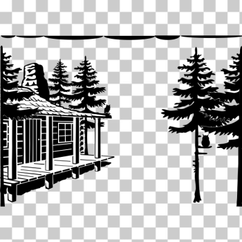 SVG BS log cabin SVG BS log cabin