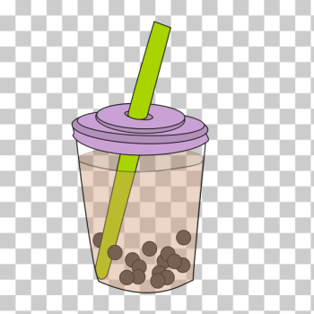 SVG Bubble Tea Cup SVG Bubble Tea Cup