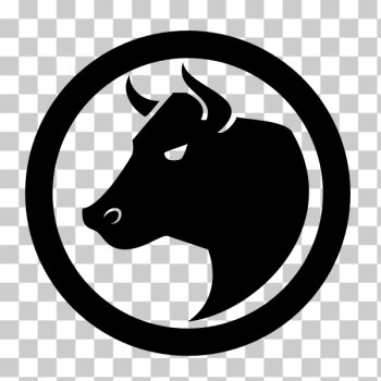 SVG Bull silhouette logo concept SVG Bull silhouette logo concept
