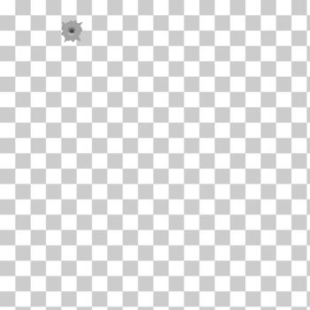 SVG Bullet hole in a metal plate