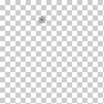 SVG Bullet hole in metal surface