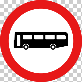 SVG Bus traffic sign SVG Bus traffic sign