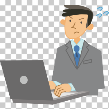 SVG Business computer user SVG Business computer user