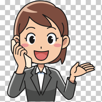 SVG Business woman on phone SVG Business woman on phone