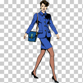 SVG Business woman vector image SVG Business woman vector image