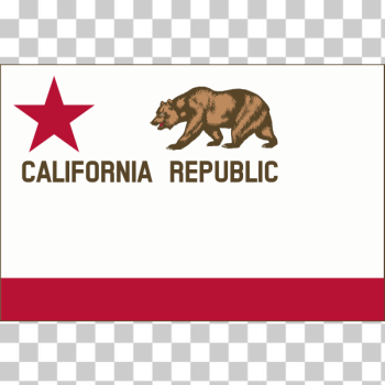 SVG California Bear Flag Modernized Border Center Shaded SVG California Bear Flag Modernized Border Center Shaded