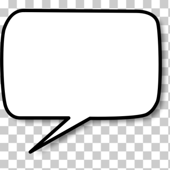 SVG Callout with rounded corners left vector image SVG Callout with rounded corners left vector image