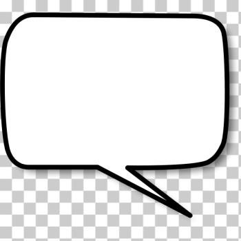 SVG Callout with rounded corners right vector image SVG Callout with rounded corners right vector image