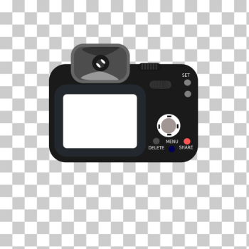 SVG Camera back view vector image SVG Camera back view vector image