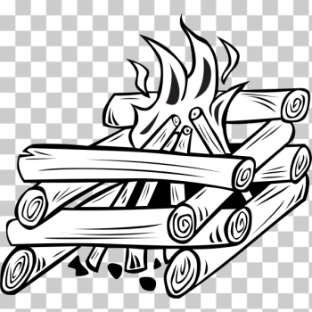SVG Campfire vector illustration SVG Campfire vector illustration