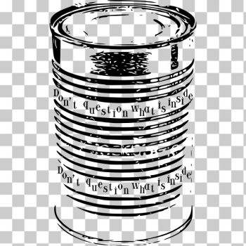 SVG Canned Food vector clip art SVG Canned Food vector clip art