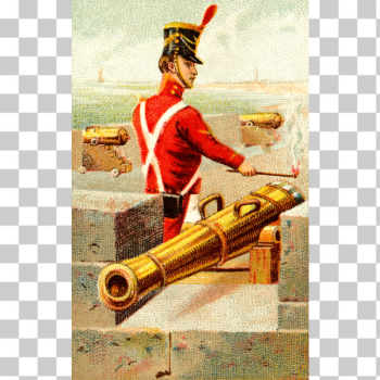 SVG Cannon in battle SVG Cannon in battle
