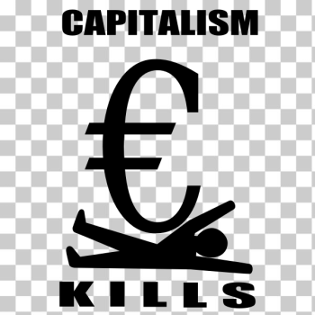 SVG Capitalism kills vector illustration SVG Capitalism kills vector illustration