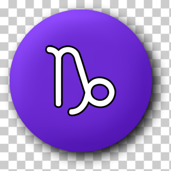 SVG Capricorn purple symbol SVG Capricorn purple symbol